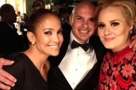 Backstage at the 55th Annual GRAMMY Awards