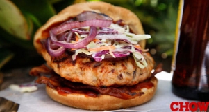 Talk Chow: Chipotle-Bacon Turkey Burger 