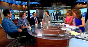 Video: "We Are Men" Cast In Studio