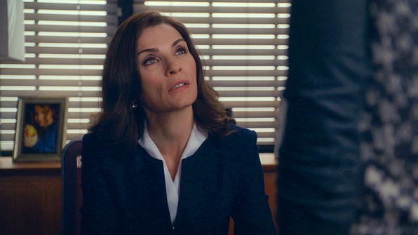 Alicia Florrick in "The Line" - S6E1