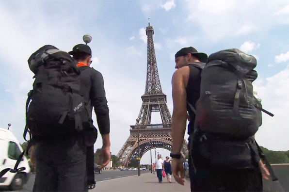 2. Low: #TeamTexas stopped to do some sightseeing in Paris and lost their lead.