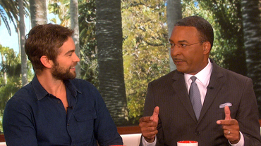 The Talk: Chace Crawford Makes A Football Bet Close To Home 