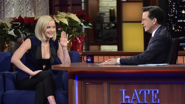 Photos Of Jennifer Lawrence And More On The Late Show